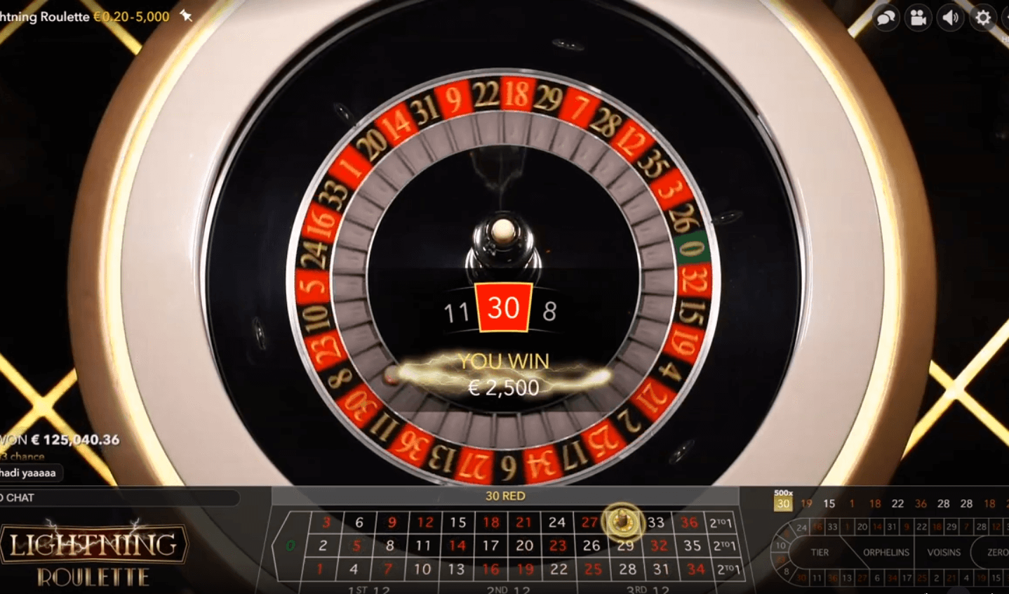 Lightning Roulette (Evolution Gaming) Image 2